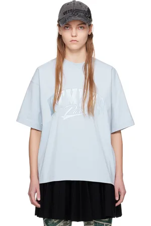 VTMNTS Blue Embroidered T-Shirt