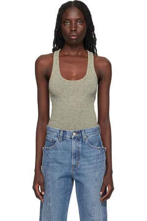 AGOLDE Green Bianca Tank Top