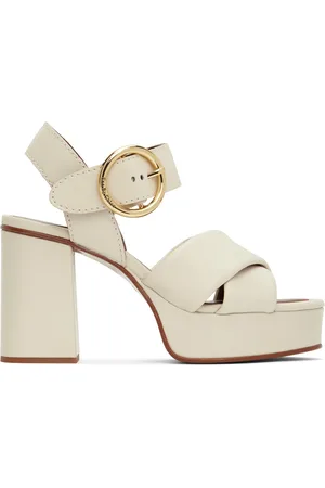 See by Chloé Off-White Lyna Heeled Sandals