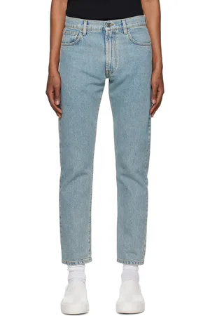 Moschino Blue Garment-Washed Jeans