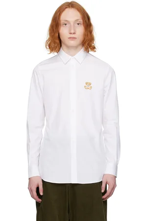 Moschino White Teddy Patch Shirt