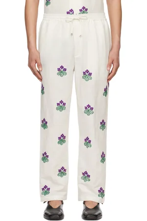 HARAGO Off- Floral Trousers