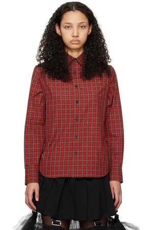 UNDERCOVER Red Detachable Sleeves Shirt