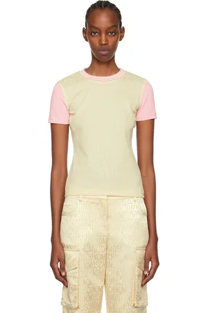 Moschino Beige Jacquard T-Shirt