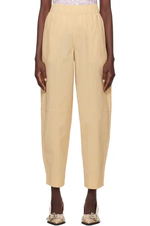 Ganni Beige Curve Trousers