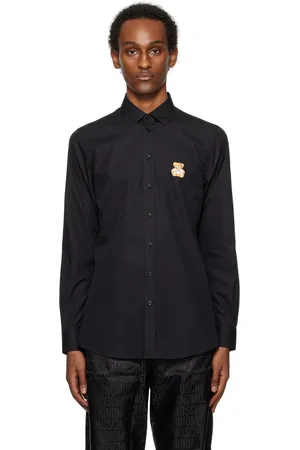 Moschino Black Teddy Patch Shirt