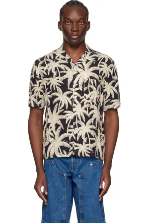 Palm Angels Black Palms Allover Shirt