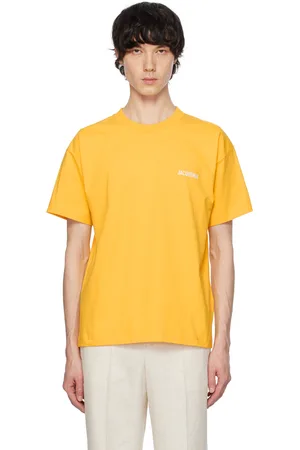 Printed T-shirts for Men in yellow color