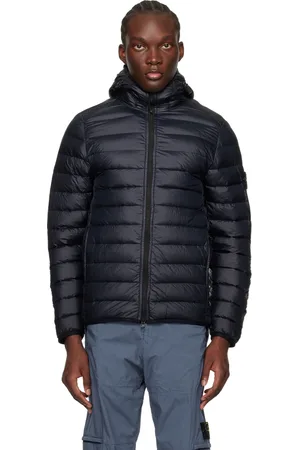 Stone Island Navy Patch Down Jacket