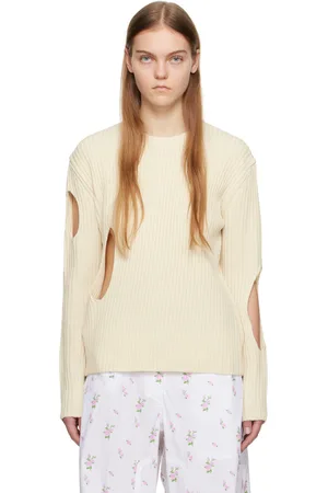 OPEN YY SSENSE Exclusive Off-White Sweater