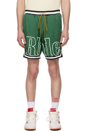 Rhude Green Court Shorts