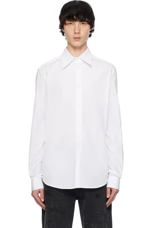 Balmain White Embroidered Shirt