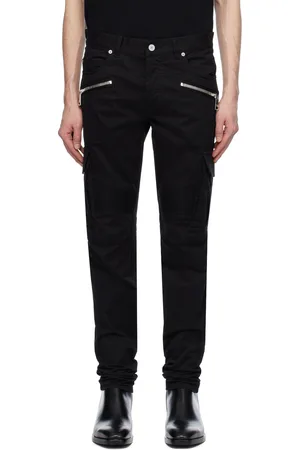 Balmain zip-detail skinny-leg Trousers - Farfetch