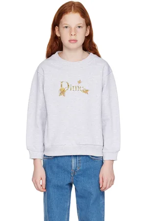DIME Kids Gray Leafy Sweatshirt