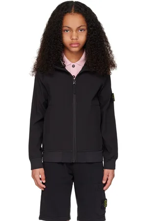 Stone Island Kids Black Waterproof Jacket