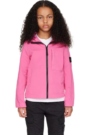 Stone Island Kids Pink Patch Jacket
