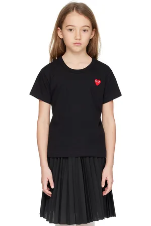 Comme des Garçons Kids Black Heart Patch T-Shirt