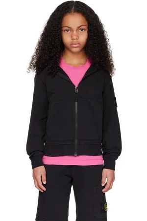Stone Island Kids Black 60740 Hoodie