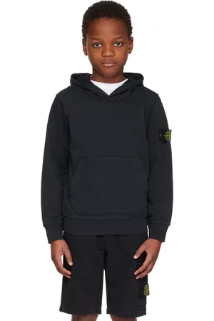 Stone Island Kids Navy Patch Hoodie