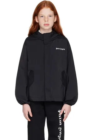 Palm Angels Kids Black Printed Jacket