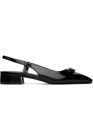 Salvatore Ferragamo Black Marlina Heels