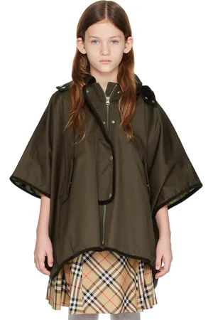 Burberry Kids Khaki Cape Jacket