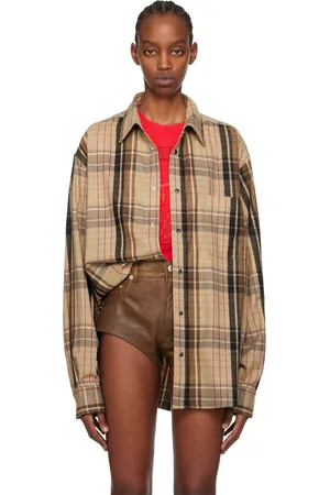 VTMNTS Brown Check Shirt