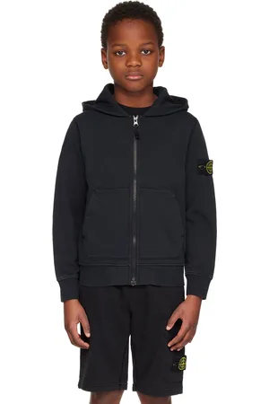 Stone Island Kids Navy Patch Hoodie
