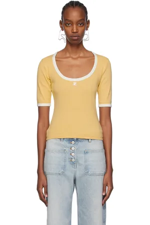 Courrèges Yellow Holistic T-Shirt