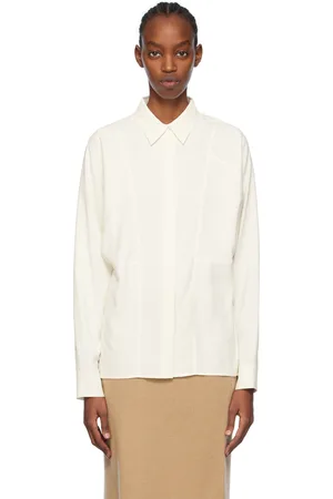 Totême Off-White Paneled Shirt