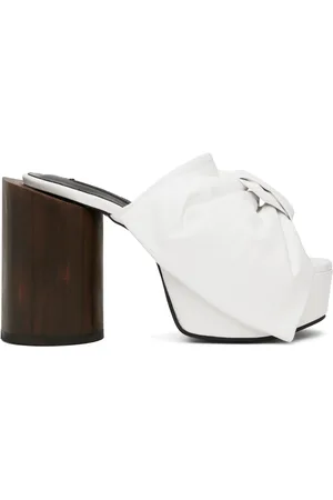 pushBUTTON Ribbon Platform Heels