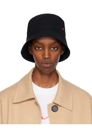 Marni Black Embroidered Logo Bucket Hat