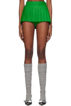 pushBUTTON SSENSE Exclusive Green Skort
