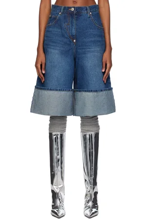 pushBUTTON Rolled Cuff Denim Shorts