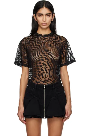 MUGLER Black Star T-Shirt