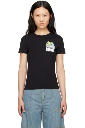 Moschino Black Puzzle Bobble T-Shirt