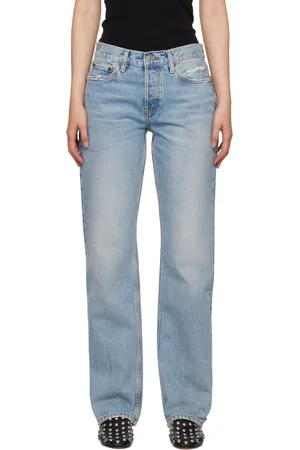 RE/DONE Blue Easy Straight Jeans