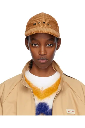 Marni Tan Embroidered Baseball Cap