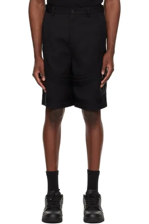 OFF-WHITE Black Formal Varsity Shorts