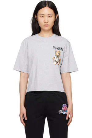 Moschino Gray Archive Teddy Bear T-Shirt