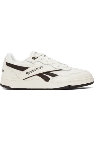Reebok Off-White & Brown Bb 4000 Ii Basketball Sneakers