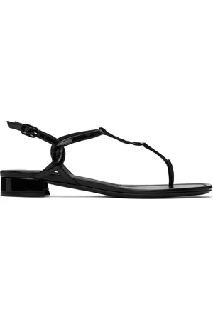 VALENTINO GARAVANI Black VLogo Signature Sandals