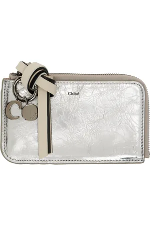 Chloé Silver Alphabet Card Holder