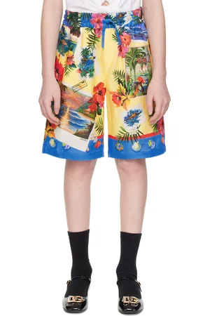 Dolce & Gabbana Kids Multicolor Printed Shorts