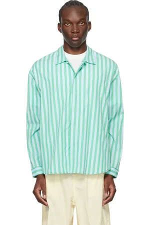 SUNNEI Green & Blue Striped Shirt