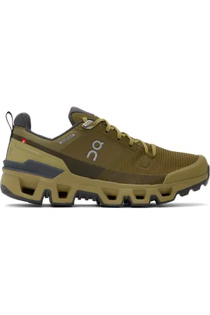 On Running Khaki Cloudwander Waterproof Sneakers