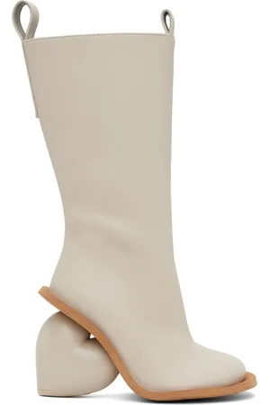 Yume Yume SSENSE Exclusive Beige Love Boots