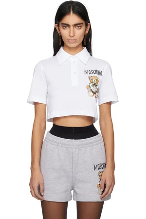 Moschino White Printed Polo