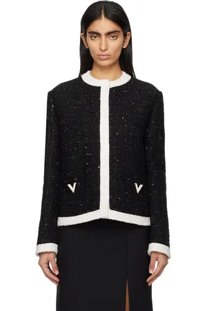 VALENTINO Black Metallic Jacket