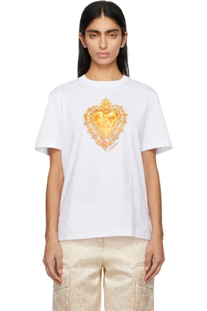Moschino White Printed T-Shirt